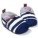 For 0-12 Month,Clode® Baby Boys Toddler Soft Sole Strip Shoes Infant Boy Girl Toddler First Walker Shoes (UK:2(6~12Months), Blue)