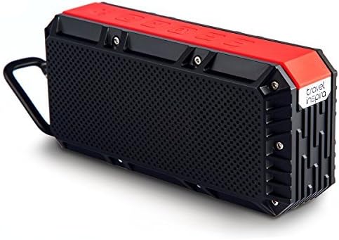 travel inspira Portable Bluetooth Speaker, Wireless IPX6 Waterproof Speaker, AUX-IN 10W 2200mAh Rechargeable Battery 15 Playing Hours and Built-in Mic Hand-free Call for iphone, ipad, Android Devices