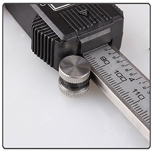 Drillpro LCD Digitaler Messschieber Schieblehre 150mm 6“ Profimessgerät für schnelles und genaues Messen + Etui Caliper - 3