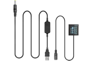 Raeisusp DMW-BLG10 BLE9 DCC11 Dummy Cattery + kabel USB 5 V do aparatów Panasonic Lumix DMC-GF6 GF5 GF3K GX7 S6 S6K GX80 GX85