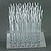 FOONEE 32 Pcs Clear UV Gel Acrylic Nail Art Tips Samples Pop Stick with Display Stand