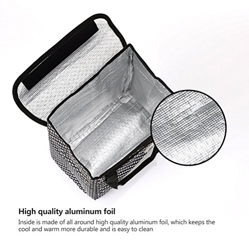 Aosbos Faltbare Wasserdichte Kühltasche Lunch Tasche Isoliertasche für Campen und Picknick 9 Liter, 24,5 x 14,5 x 30 cm - 5