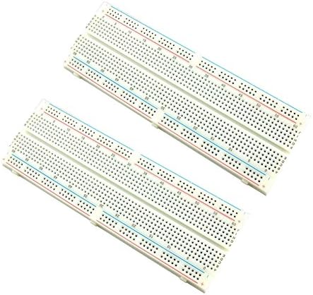 MB-102 Breadboard 830 Pins Solderless Prototype PCB Board Kit for Arduino Proto  Raspberry Pi and Arduino
