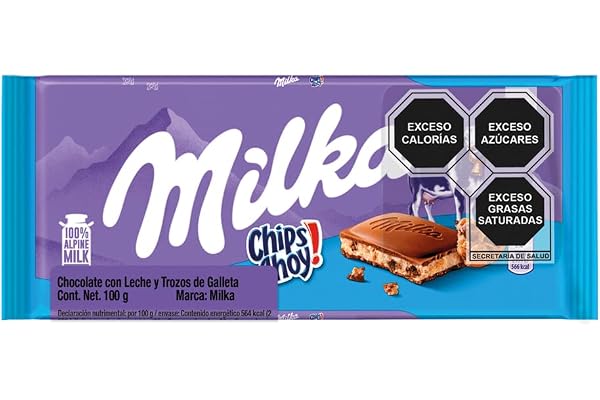 Milka Chips Ahoy Chocolate Bar, 100 Gm