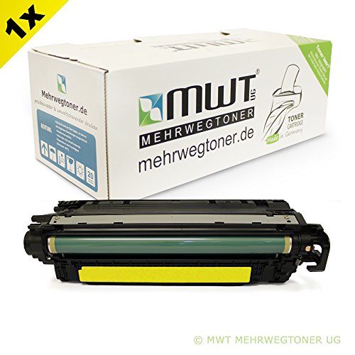 4x MWT Remanufactured Toner für HP Color LaserJet Enterprise M 552 553 x dn n ersetzt CF360A-63A - 5