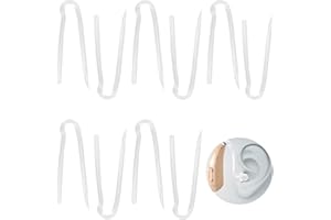 PENMOL 10Pcs Hearing Aid Tubes,Lightweight Hearing Aid Tubes NHS,Sturdy Phonak Hearing Aid Tubes Transmitting Clear Sound,Hearing Aid Tubes Replacement NHS,Suitable for Most Hearing Aids