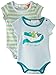 Pumpkin Patch Baby Boys 0-24M 2Pk Croc Bodysuit Romper, Illusion Blue, 3-6 Months