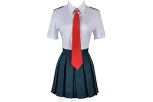 Tongyundacheng My Hero Academia Bakugou Katsuki Midoriya Izuku Cosplay Costume High School Uniform MHA Short-sleeved JK Uniform for Women Men