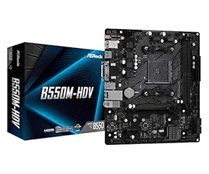 ASRock B550M-HDV Supports 3rd Gen AMD AM4 Ryzen/Future AMD Ryzen Processors Motherboard
