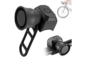 Dhqkqg Campanello Bici Elettronico, Campanello Bici Elettrico da 120 db, Campanello Elettrico Bici, Impermeabile Ipx4, Ricaricabile Tramite USB, 5 Modalità Campanello, per Mtb, Bici da Corsa, Scooter