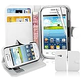  Schutzhülle Schutzhülle Halterung Video Buch Schutzhülle PU-Leder für Samsung Galaxy Young S6310 Duos S6312 GT-S6310L