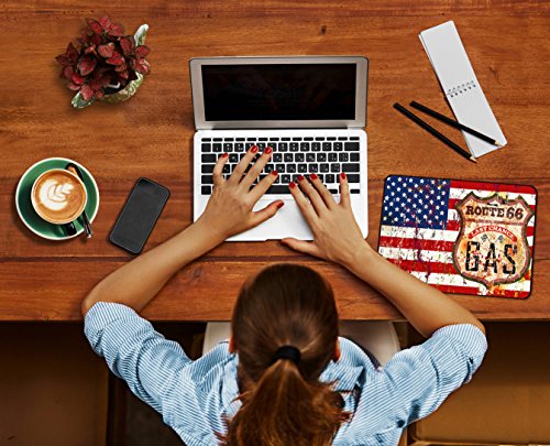 PEDEA Design Mauspad aus Neopren, Stars and Stripes