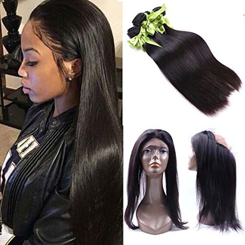 9A 20" 22" 24" 100g/Bundle 3Bundles Natural Black Brazilian Virgin Straight Hair Extension Weft 100% Human Hair Weave Weft
