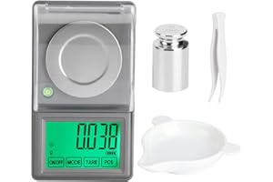 RAGUSO 50g / 0.001g Mini bilancia digitale per gioielli ad alta precisione Bilancia elettronica portatile Bilancia da laboratorio Bilancia da laboratorio