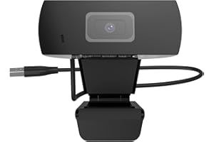 ‎XLAYER Xlayer Webcam 1080p I Full HD - Webcam mit Mikrofon I Plug & Play I Sichtfeld mit 70° I USB-Anschluss I Universalhalterung I für Skype, FaceTime, Zoom, Teams I kompatibel für Windows, Mac OS