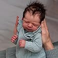 RXDOLL Realistic Reborn Baby Dolls Silicone Vinyl Full Body Boy 18 Inch Life Like Baby Dolls That Look Real Life Infant Newborn Anatomically Correct Toy Gift for Kids 3+