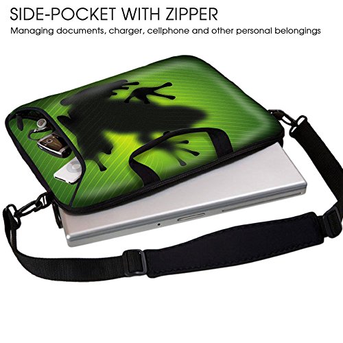 Sidorenko 15-15 6 Zoll Laptoptasche   Laptop Umh  ngetasche  Stilvolle Designer - Computer - Notebook-Schultertasche aus Neopren Schmutz- und Wasserab