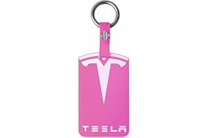 LUXOPALOPI Key Card Holder for Tesla, Silicone Key Protector Compatible with Tesla Model Y/3, Model S/X, Tesla Key Protector Cover Accessories Key Chain
