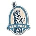 Produktbild 2 x New York USA Statue Of Liberty Vinyl Aufkleber Aufkleber Laptop Reise Gepäck Auto Ipad Schild Fun # 6397 - 10cm/100mm Wide