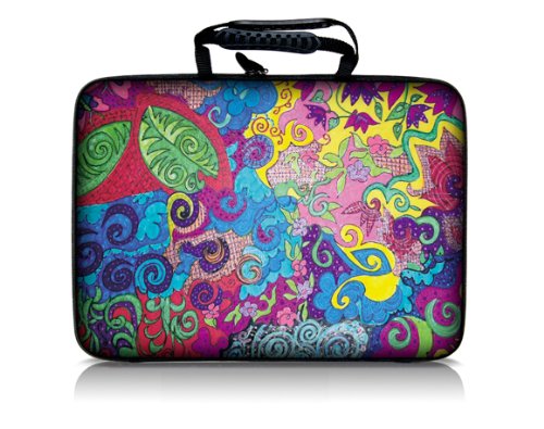 Sidorenko Designer Notebooktasche Hardcase Größe 39cm von 15" bis 15,6" Zoll