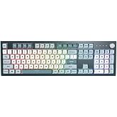 Montech MKey Mekanik Oyuncu Klavyesi: &ouml;zelleştirilebilir RGB-LED, Premium MDA-PBT tuş kapağı, Hot-Swappable, Gateron G Red Pr