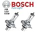 Produktbild 2 x BOSCH H4 12v 55w P43t Birne Halogen Autolampen DUO / SET / 2 Stueck - 2mmService