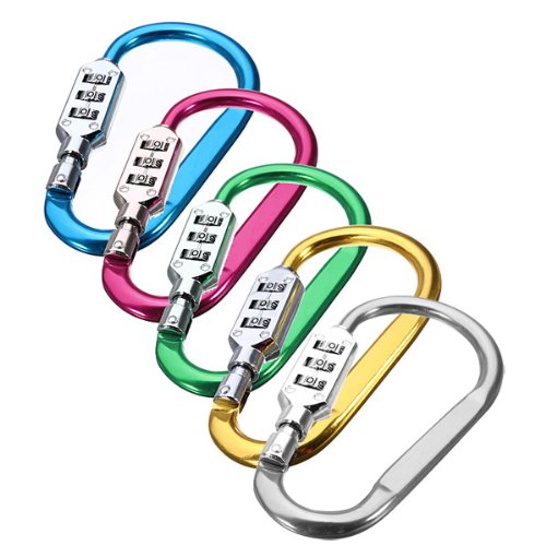 Juego de 1 candado de 3 dígitos bolsa de equipaje maleta código cerradura de combinación Seguridad S