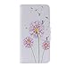 Produktbild Nancen LG G5 / H868 (5,3 Zoll) Handy Lederhülle, Flip Case Wallet Cover with Stand Function, Folio Bookstyle Handytasche Soft Silikon Bunte Muster Tasche PU Leder Slim Shell Handyhülle.