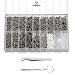 Produktbild HiChange 1000PCS Schrauben & Muttern Sortiment Schrauben Reparatur Werkzeug Kit Set mit Schraubendreher für Brillen Sonnenbrille