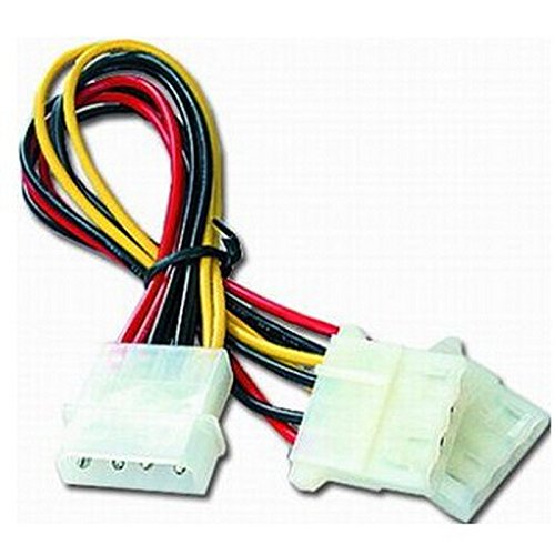 Gembird CC-PSU-1 - Cable de alimentación para CD/HDD/DVD, Y > 2x 4Pin Molex