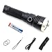 Produktbild ROFIS TR31 Taschenlampen CREE xp-l2 LED 985 Lumen Wiederaufladbar Taschenlampe Outdoor Wasserdicht Taschenlampe Lampe mit 3400 mAh 18650 Akku und Holster