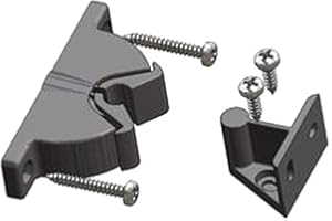 VIIAN Pinza fermaporta PIRANHA con incontro a pavimento e a muro senza viti e tasselli atp