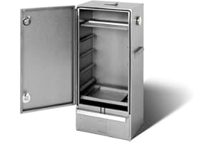 SMOKI RÄUCHERTECHNIK SMOKI-Räuchertechnik - Horno para ahumar (de acero inoxidable V2A, 85 x 39 x 33 cm)