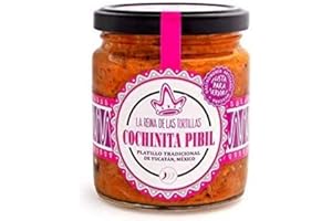 La Reina de las Tortillas - Líder europeo en gastronomía artesanal mexicana - Cochinita pibil. Plato tradicional de la península de Yucatán listo para calentar y servir. 250g. 6 raciones aprox