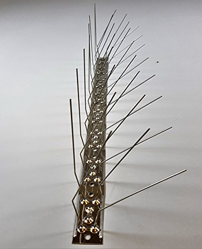 5 Meter (10 St.) Schwalbenabwehr Schwalbenabwehrspikes Taubenabwehr komplett aus Edelstahl, 50 cm lang - 5