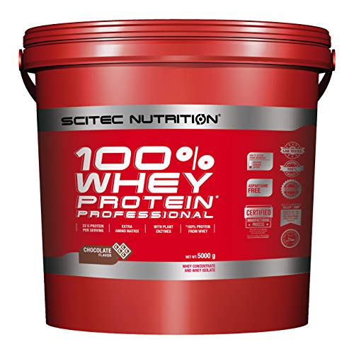 Scitec Nutrition PROTÉINE 100% Whey Protein Professional, chocolat, 5000 g