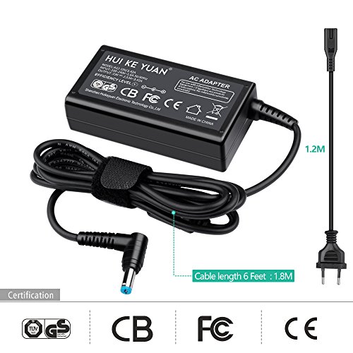 [TUV GS LISTED] HUIKEYUAN 65W 19V Notebook Laptop-Ladegerät AC-Netzteil für Acer Aspire 5315 5332 5334 5336 5338 5516 5517 5530 5532 5542 5551 5552 5553 5732Z 5733 5735 5736 5738 5738Z 5338 5740 5741 5742 5749 5750 5720G 7736 7740 7315 7715Z; Acer Aspire E 15, ES1-511, ES1-511-C0M4 ES1-511-C590 ES1-512-C88M - 2