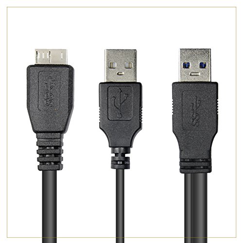 EXINOZ® USB 3.0 Y Kabel Micro für Samsung M3 Externe Festplatte 3 Pack - 4