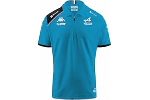 Kappa - Polo Acrem BWT Alpine F1 Team 2023 Blanc pour Homme