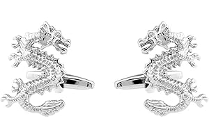 SHIPITNOW Boutons de Manchette Originaux - Boutons de Manchette Thème Fantaisie Vendus par paire - Accessoire de Fête ou Déguisement Chemise et Veste de Costume, Smoking