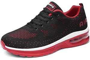 gojiang Zapatillas Hombres Mujeres Air Running Zapatos de Asfalto Deportivosde Running para Aire Libre y Calzado Deportivo Gimnasio Casual Cómodo Antideslizante Atlético Tenis 34-46 EU