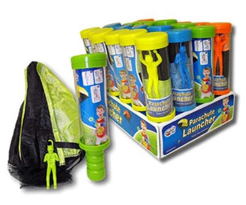 Preisvergleich Produktbild No Tangles Parachute W / launcher and Sky Diver by Firefox Toys