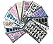 12 Sets Mix Fashion Design Trendy Nail Wrap Foils Stickers HOT SALE! Z249 UK