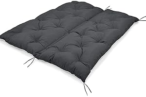 YANMAN Ultra Thick Garden Swing Hammock Seat Bench Cushion 2 3 Seater Pad Canopy Outdoor Patio Furniture Cushion Soft Touch & Comfortable,150x100x8cm