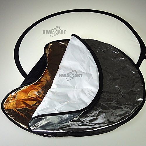 Rf110 43" 110Cm 5-In-1 Light Multi Collapsible Portable Studio Light Flash Reflector Disc + Carrying Case