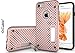 Cubix® Mesh Case for Apple iPhone 7 Case Back Cover Slim Hybrid Defender Bumper Shock Proof Case Armor Cover With Flip Kick Stand For Apple iPhone 7 Rose Gold RS.599.00
