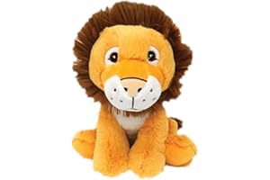 Pelucho - Bouillotte Peluche Lion - Bien-Être, Chaleur et Douceur - Micro-Ondable - Grains de Blé et Fleurs de Lavande - Fabriquée en France