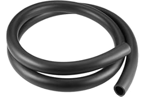 sourcing map Tuyau d'huile lubrifiante, 19 mm de diamètre intérieur x 25 mm de diamètre extérieur de 1,5 m, noir