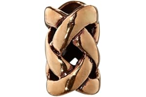 NKlaus beard bead hair ornament NEMETONA Celtic bronze curly bead 6404