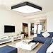 Produktbild GQLB Aluminium Decke lampen Wohnzimmer Square Office LED Leuchten Schlafzimmer Lampen, 350 X 350 MM 25 W